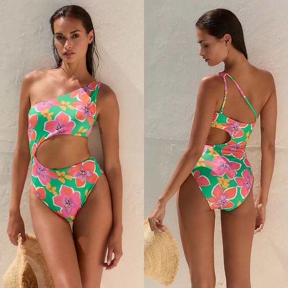 Anthropologie Other - NWT Anthropologie Sanctuary Mio Super Bloom Floral Print One-Piece Swimsuit